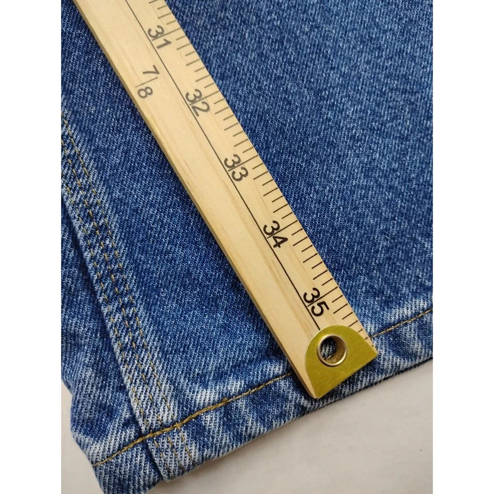 Carhartt Jeans Blue Carpenter Double Knee Dungaree B73 DST Mens 38x36